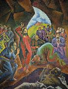 Bohumil Kubista The Raising of Lazarus oil painting